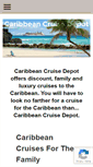 Mobile Screenshot of caribbeancruisedepot.com